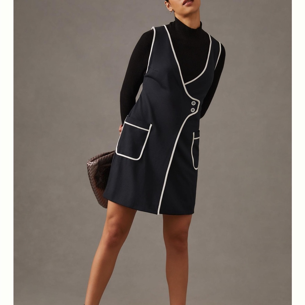 Anthropologie Maeve Pinafore Wrap Dress
